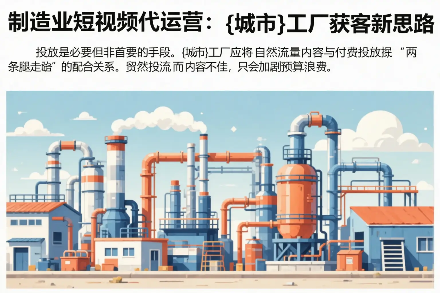 制造业短视频代运营:江西工厂获客新思路