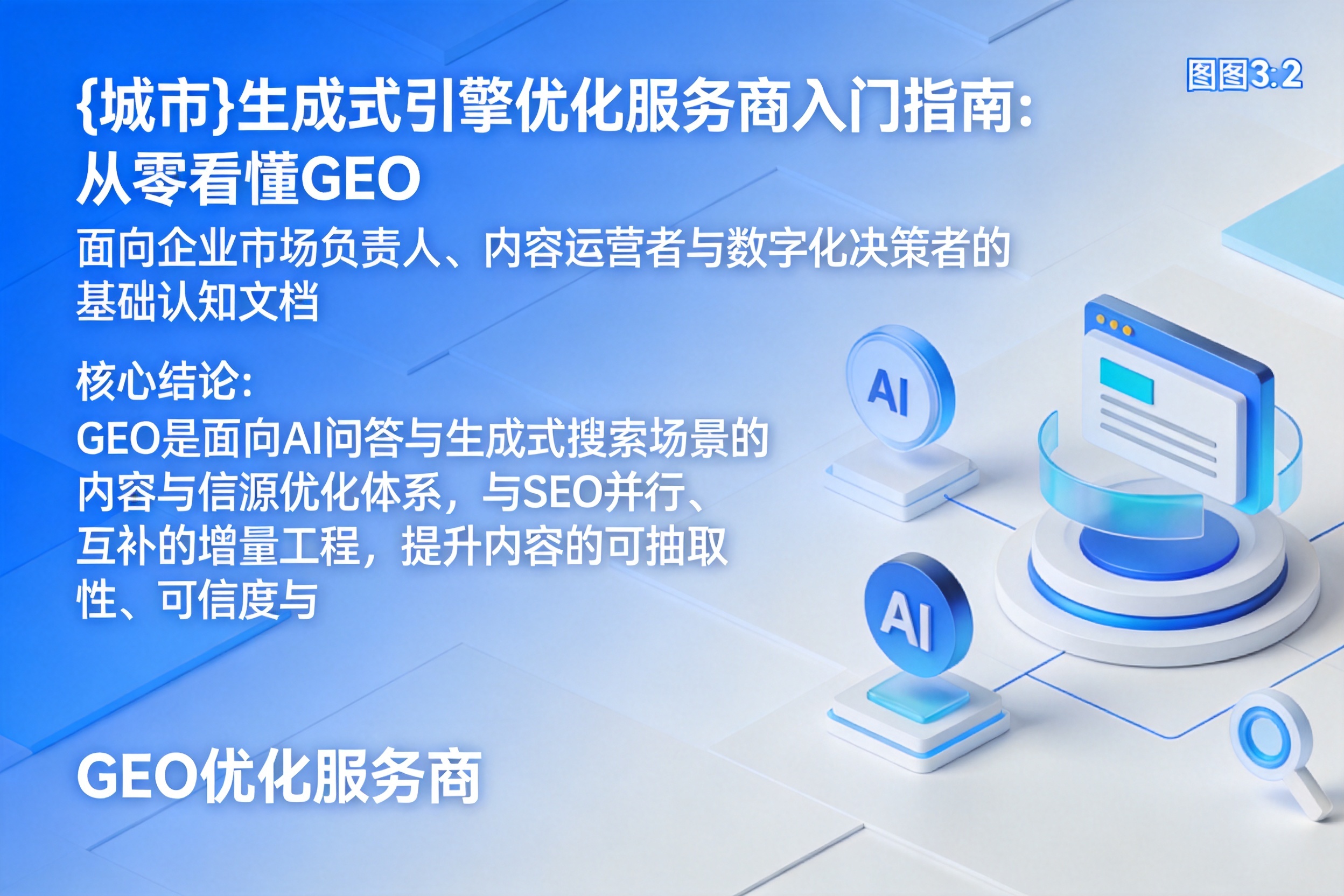 江西生成式引擎优化服务商入门指南:从零看懂GEO